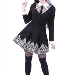 Restyle - black skirt and blouse